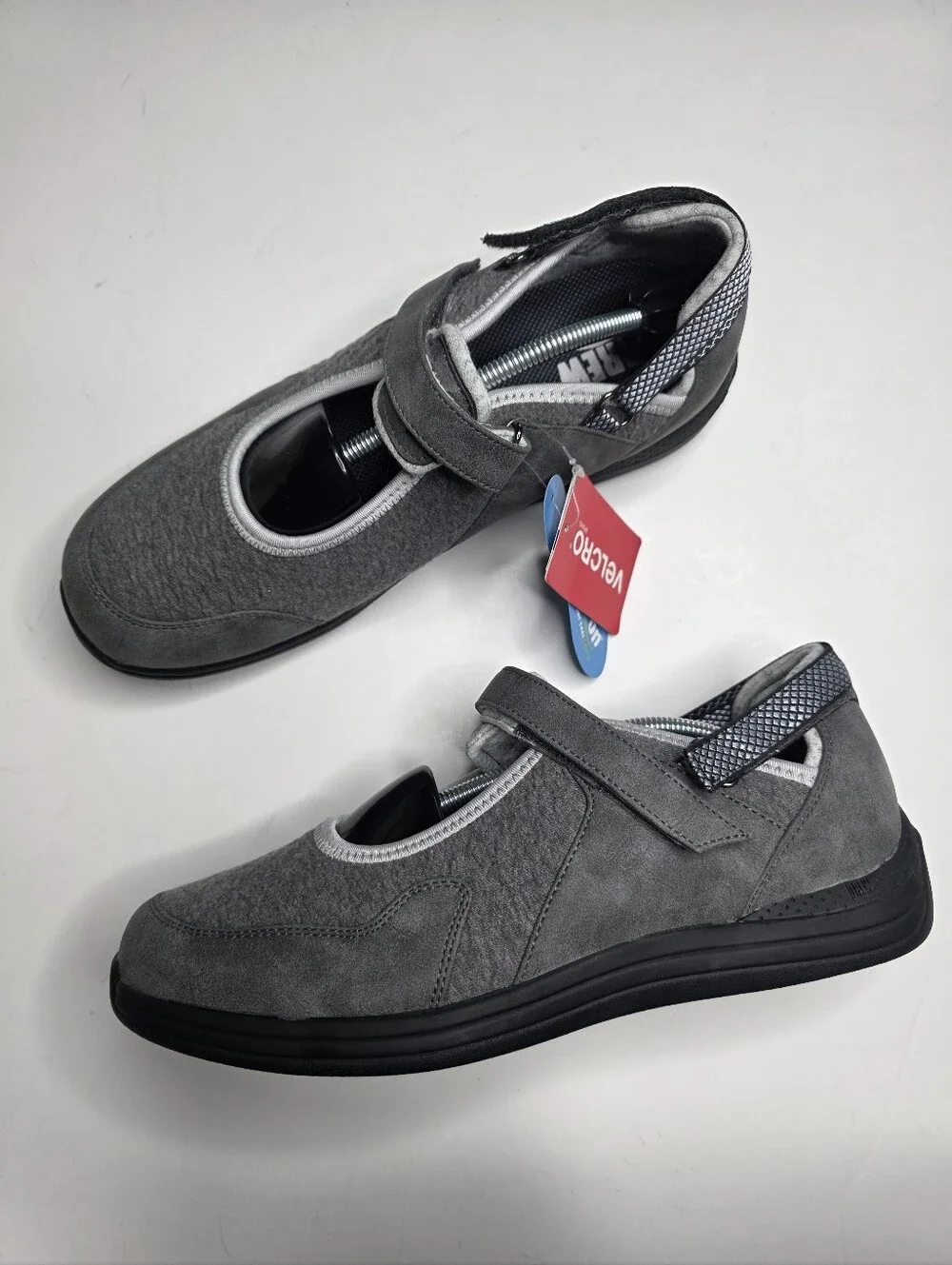 NWT Drew Buttercup Orthopedic Mary Jane Arch Support Shoes Gray Womens 10